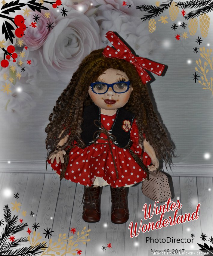 Как и пообещала показать Вам своих новых 10 текстильных девочек (фото 3)