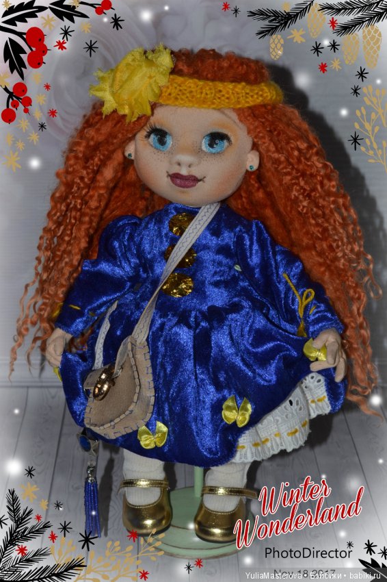 Как и пообещала показать Вам своих новых 10 текстильных девочек