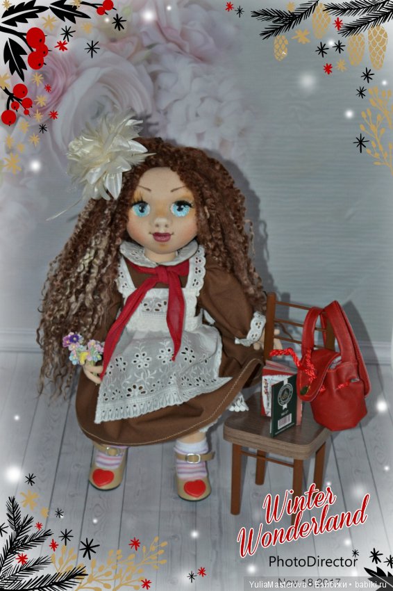 Как и пообещала показать Вам своих новых 10 текстильных девочек (фото 5)