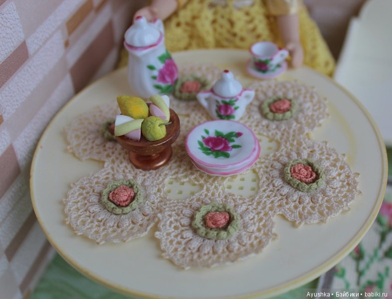 С уютом в кукольный дом — Кукольная миниатюра своими руками: еда
