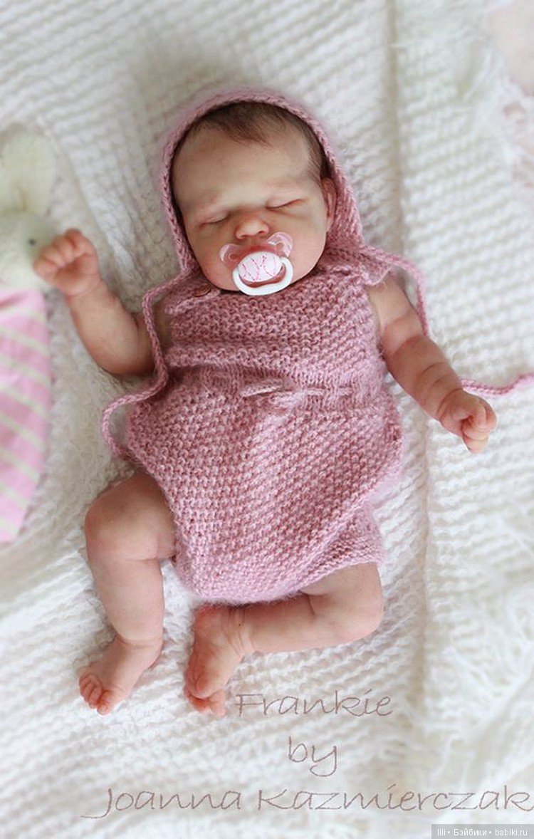 Силиконовый молд малышки реборн Frankie от скульптора Joanna Kazmierczak (фото 10)