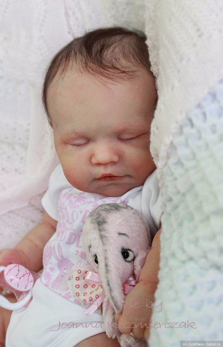 Силиконовый молд малышки реборн Frankie от скульптора Joanna Kazmierczak (фото 2)