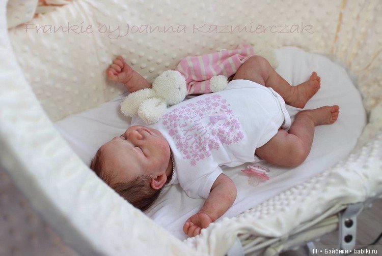 Силиконовый молд малышки реборн Frankie от скульптора Joanna Kazmierczak (фото 8)