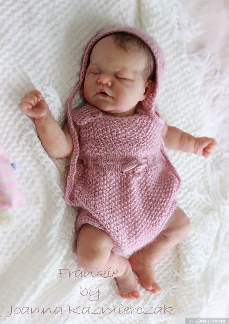 Силиконовый молд малышки реборн Frankie от скульптора Joanna Kazmierczak