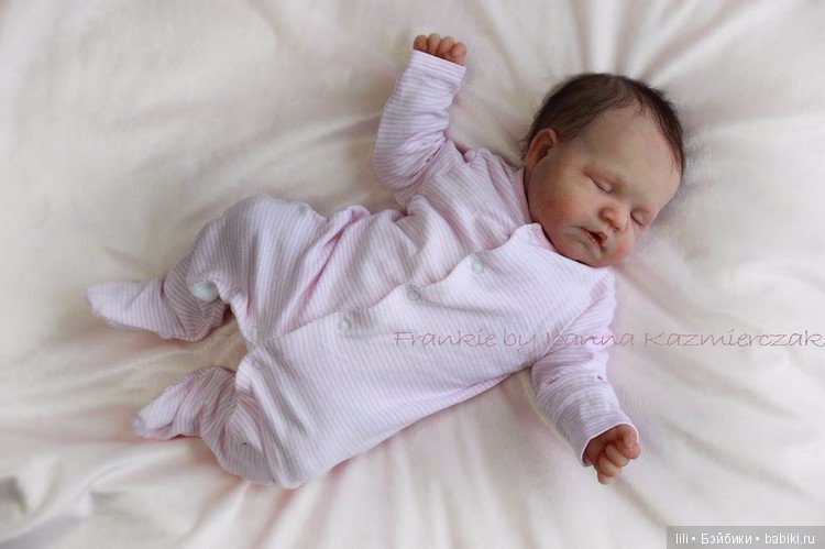 Силиконовый молд малышки реборн Frankie от скульптора Joanna Kazmierczak (фото 9)