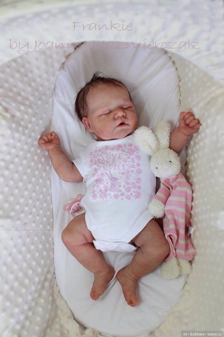 Силиконовый молд малышки реборн Frankie от скульптора Joanna Kazmierczak (фото 6)