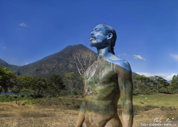 Orly Faya, роспись по телу как способ исцеления души