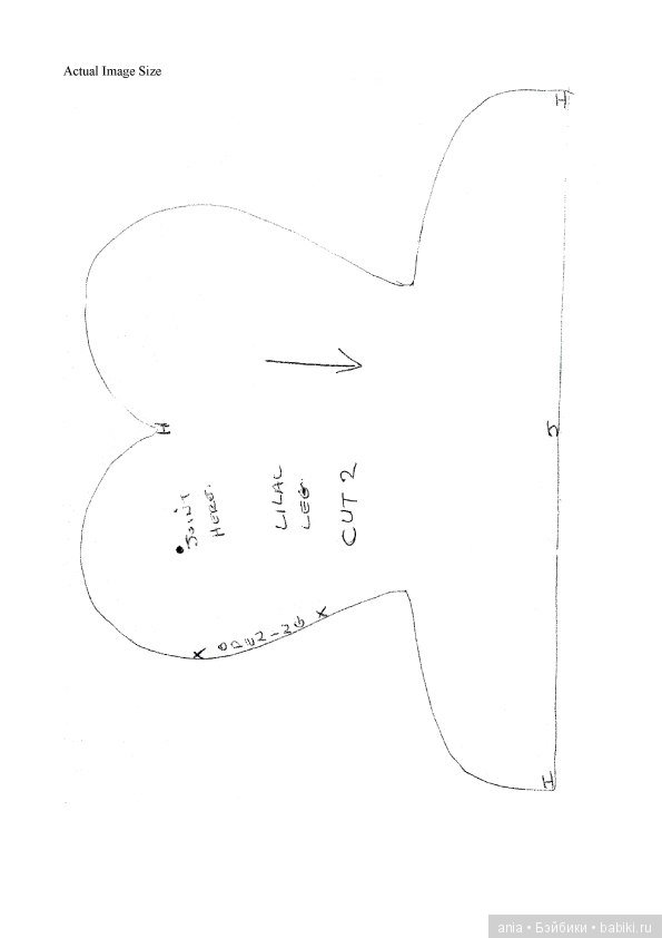 Выкройка мишки тедди — Выкройки Мишек Тедди и медведей: классика (фото 2)