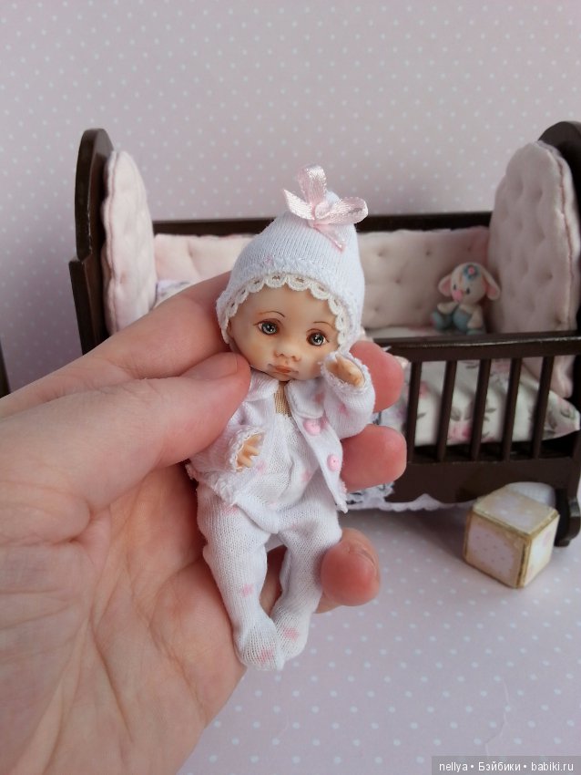Малышка Элли — Авторские миниатюрные куклы: лепка (фото 5)