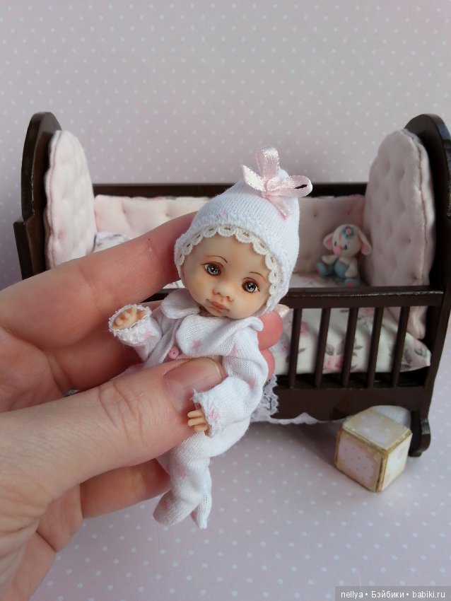 Малышка Элли — Авторские миниатюрные куклы: лепка (фото 4)