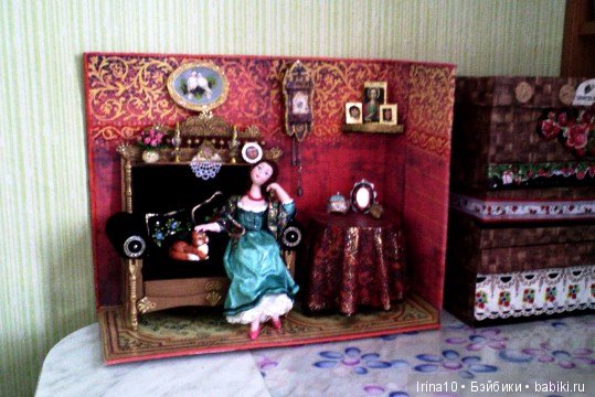 Кукольная миниатюра. Уютное ретро