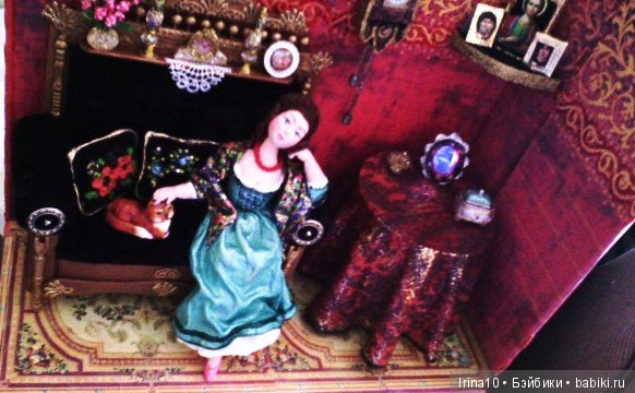 Кукольная миниатюра. Уютное ретро
