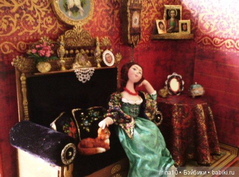 Кукольная миниатюра. Уютное ретро
