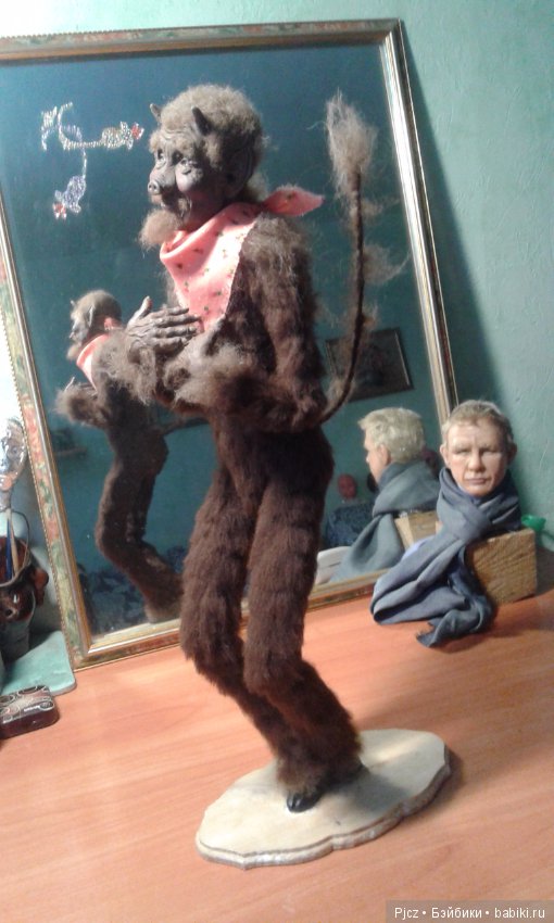 Чертик — Лепка авторских кукол: полимерная глина (фото 4)