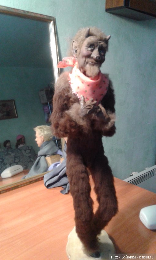 Чертик — Лепка авторских кукол: полимерная глина (фото 2)