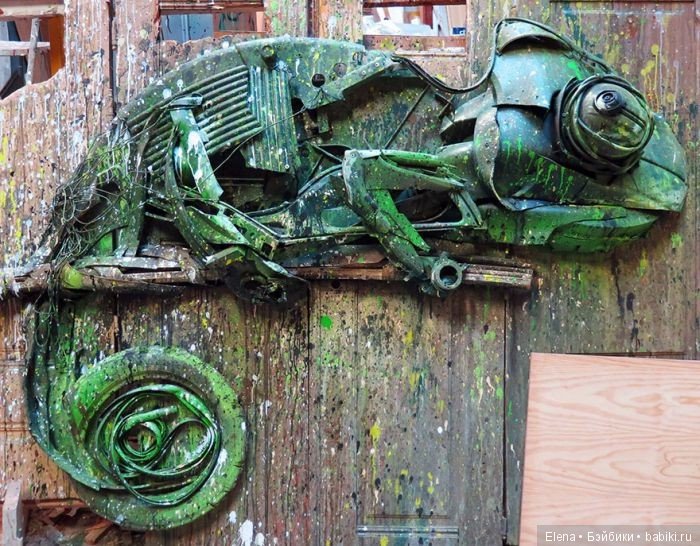 Скульптуры животных из разного хлама от Artur Bordalo (фото 6)