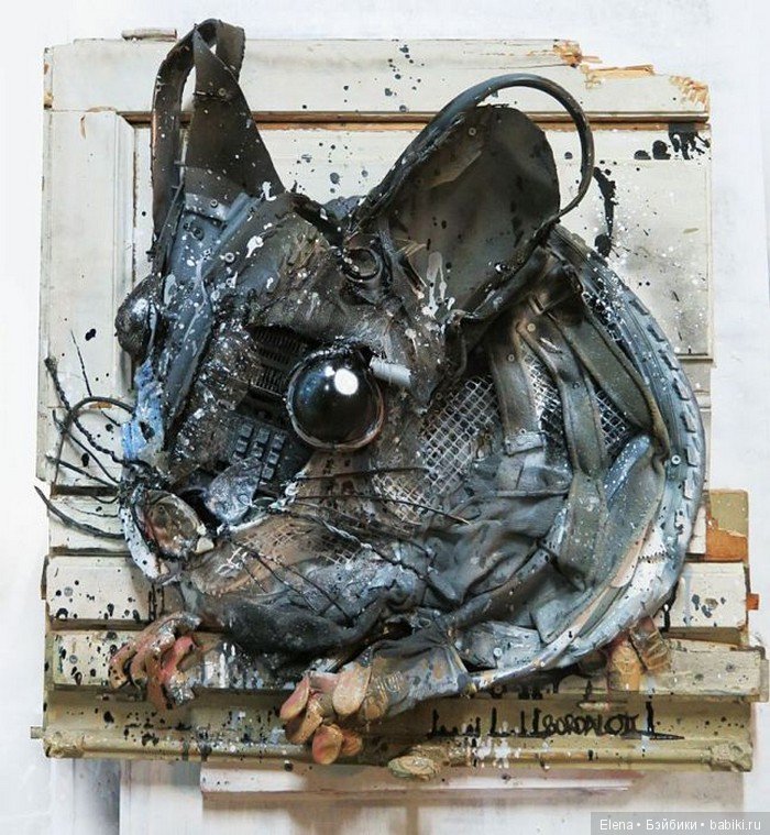 Скульптуры животных из разного хлама от Artur Bordalo (фото 8)