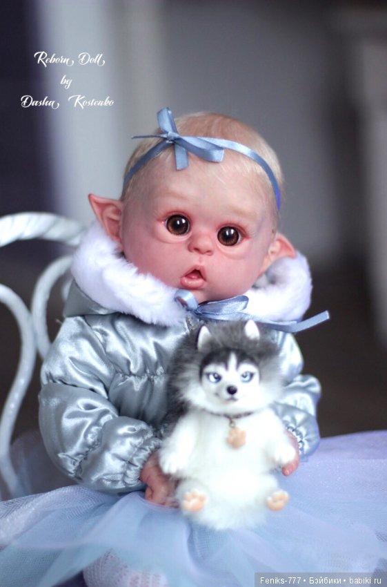 Эльза! Зимняя Эльфиечка! Кукла Реборн Даши Костенко (фото 6)