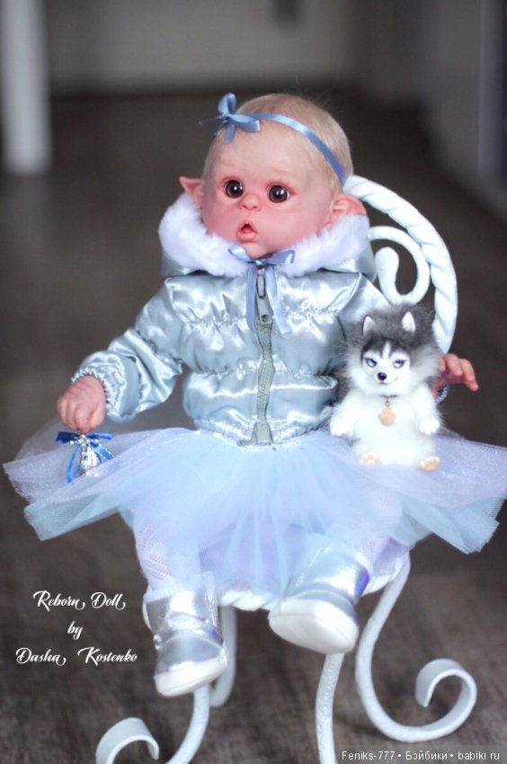 Эльза! Зимняя Эльфиечка! Кукла Реборн Даши Костенко (фото 4)