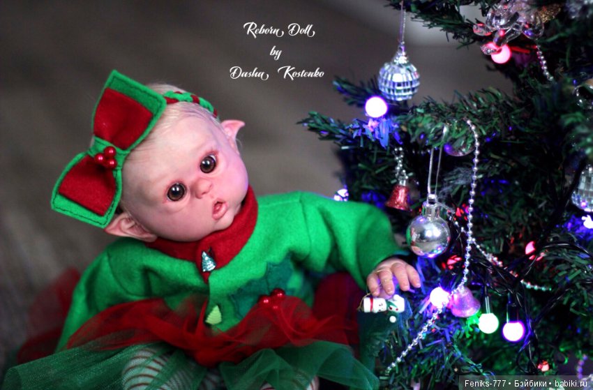 Эльза! Зимняя Эльфиечка! Кукла Реборн Даши Костенко