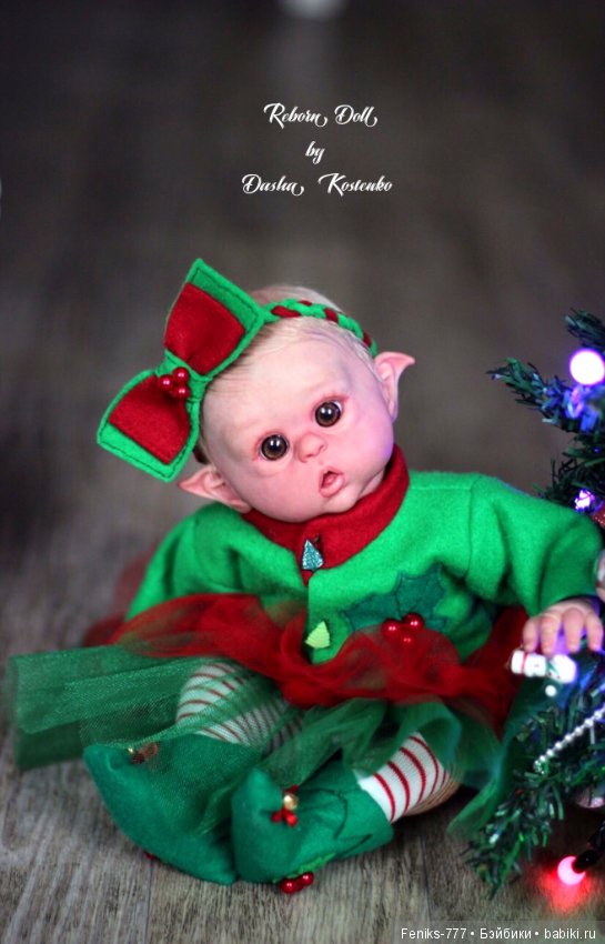 Эльза! Зимняя Эльфиечка! Кукла Реборн Даши Костенко