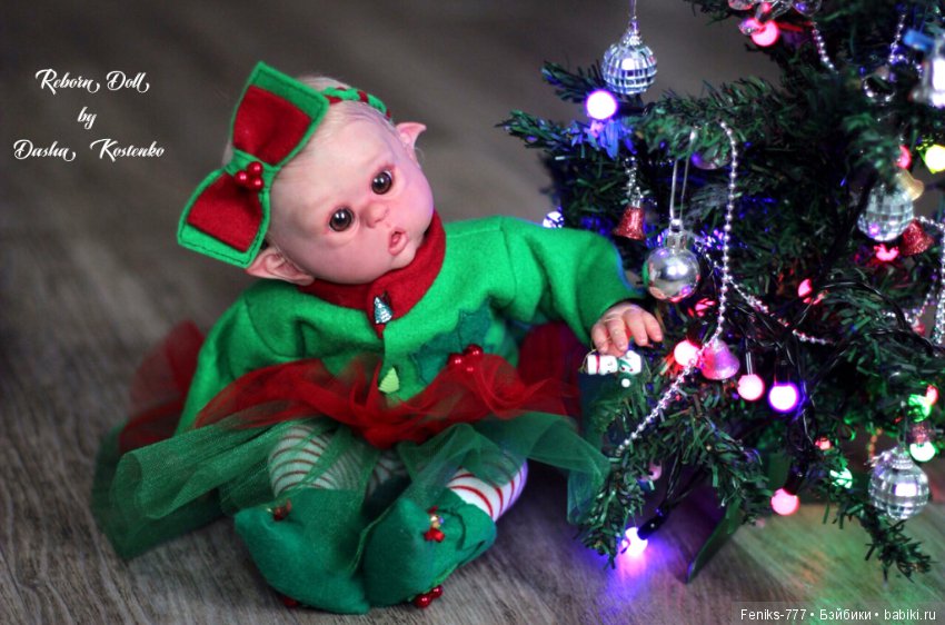 Эльза! Зимняя Эльфиечка! Кукла Реборн Даши Костенко