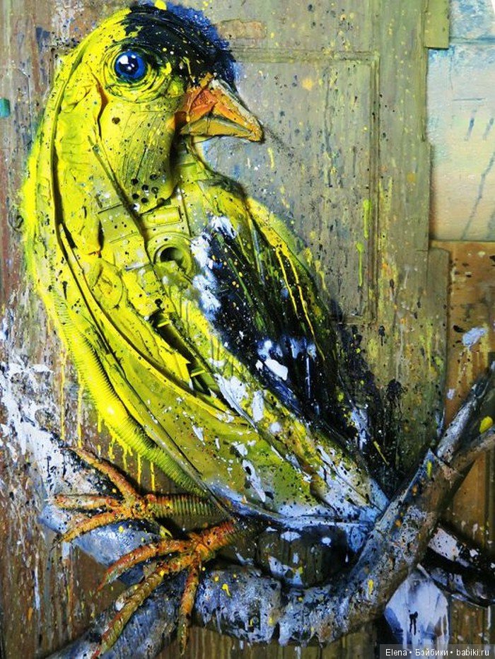 Скульптуры животных из разного хлама от Artur Bordalo