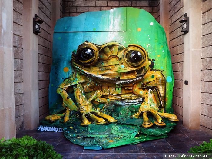 Скульптуры животных из разного хлама от Artur Bordalo (фото 2)