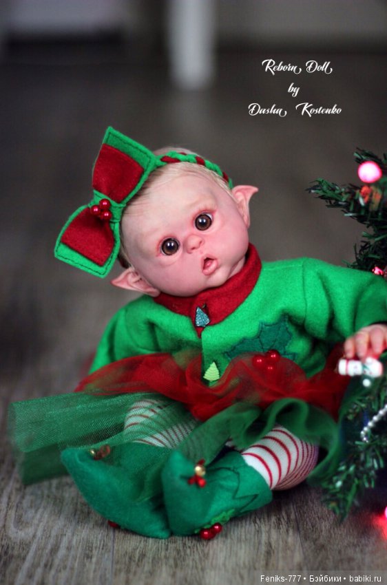 Эльза! Зимняя Эльфиечка! Кукла Реборн Даши Костенко