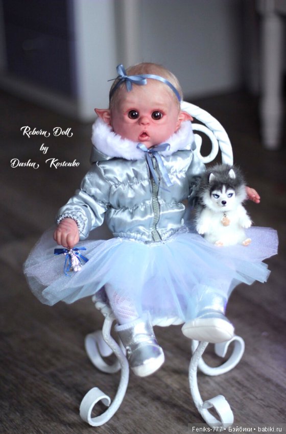 Эльза! Зимняя Эльфиечка! Кукла Реборн Даши Костенко (фото 2)