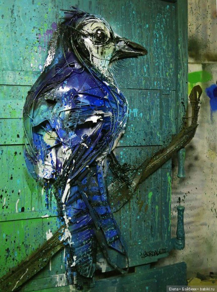 Скульптуры животных из разного хлама от Artur Bordalo (фото 10)