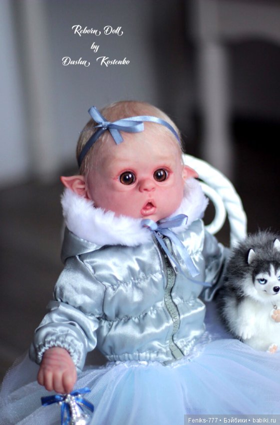 Эльза! Зимняя Эльфиечка! Кукла Реборн Даши Костенко (фото 3)