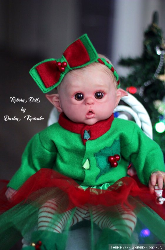 Эльза! Зимняя Эльфиечка! Кукла Реборн Даши Костенко (фото 10)