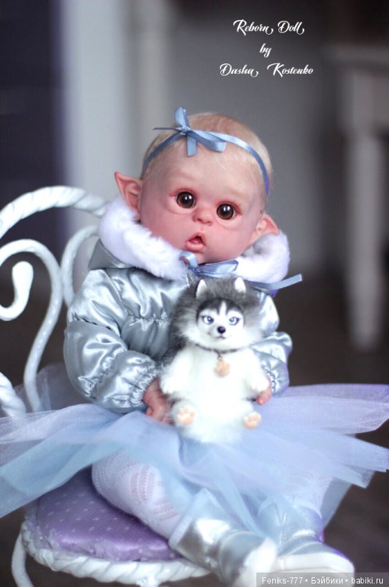 Эльза! Зимняя Эльфиечка! Кукла Реборн Даши Костенко (фото 5)