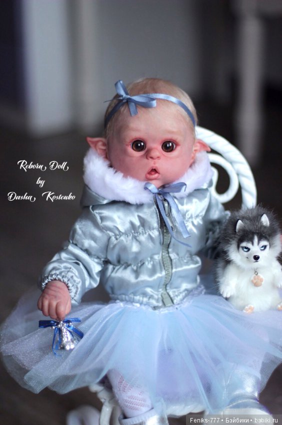 Эльза! Зимняя Эльфиечка! Кукла Реборн Даши Костенко