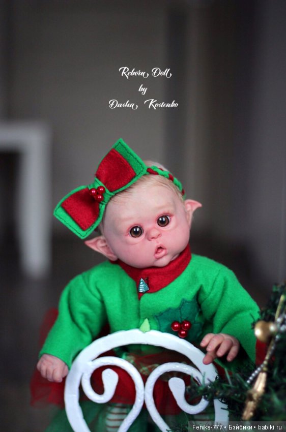 Эльза! Зимняя Эльфиечка! Кукла Реборн Даши Костенко