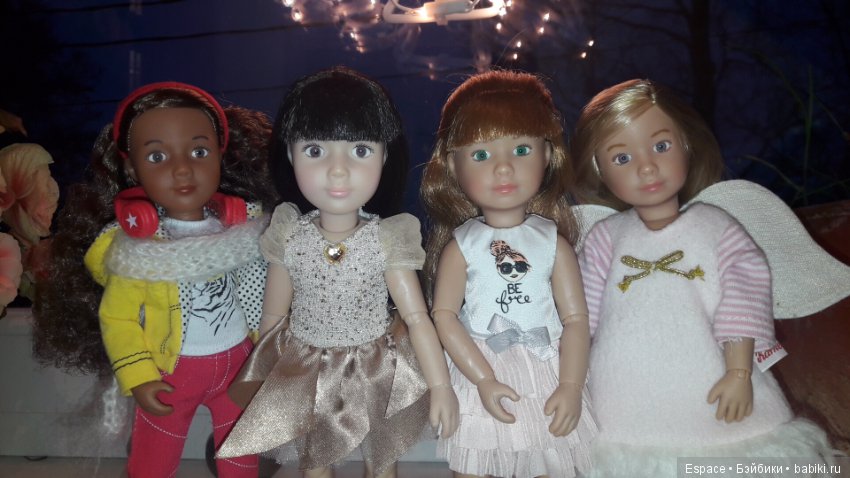 Крузелинги. 4 девочки — Куклы Kathe Kruse (Кате/Кэте Крузе): фото