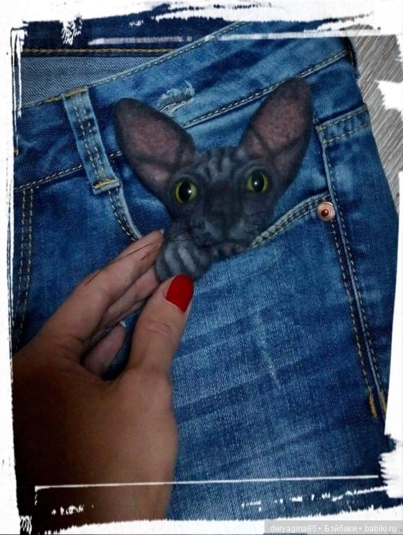 Сфинксоброшь — Валяные игрушки из шерсти: сухое валяние (фото 10)