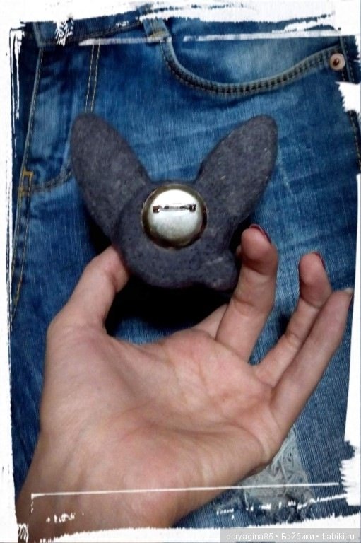 Сфинксоброшь — Валяные игрушки из шерсти: сухое валяние (фото 7)