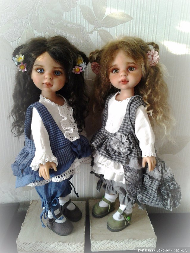 Нюша и Катюша. ООАК кукол от Паола Рейна