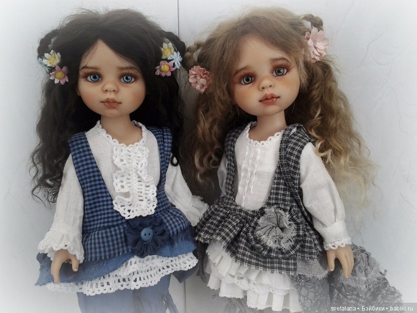 Нюша и Катюша. ООАК кукол от Паола Рейна