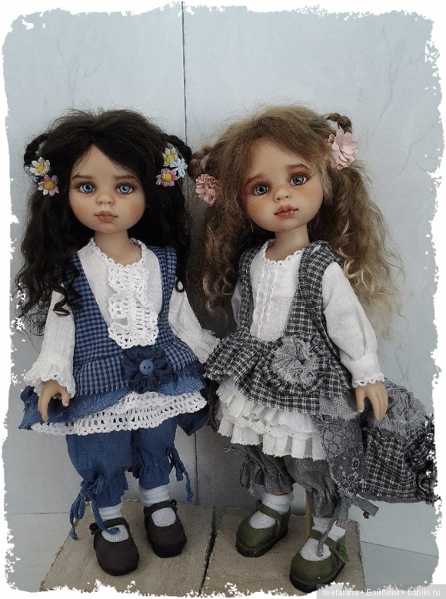 Нюша и Катюша. ООАК кукол от Паола Рейна