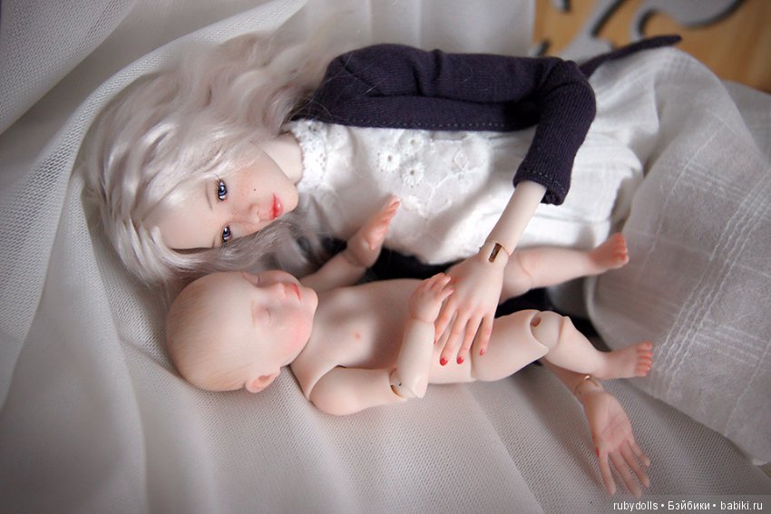 Мия, Таяна и малыш — Авторские шарнирные куклы своими руками: лепка (фото 7)