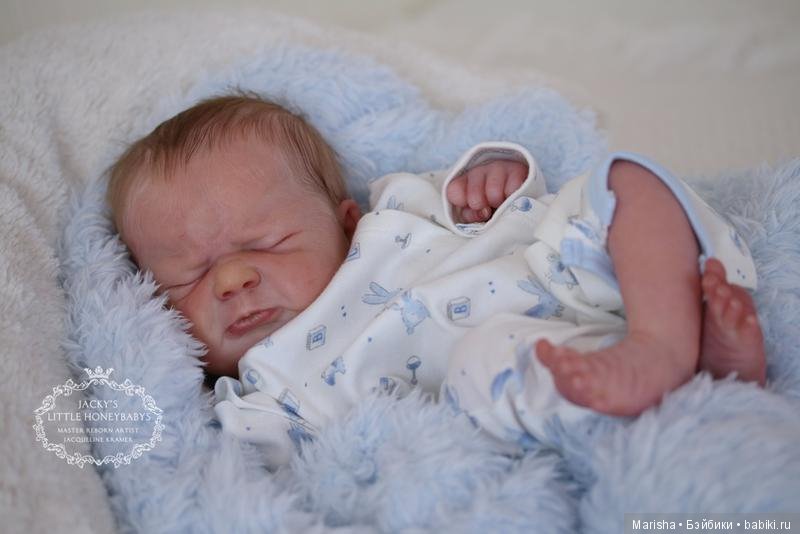 Малыш реборн Thomas скульптора Olga Auer, мастер Jacqueline Kramer (фото 6)