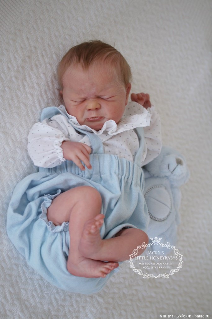 Малыш реборн Thomas скульптора Olga Auer, мастер Jacqueline Kramer