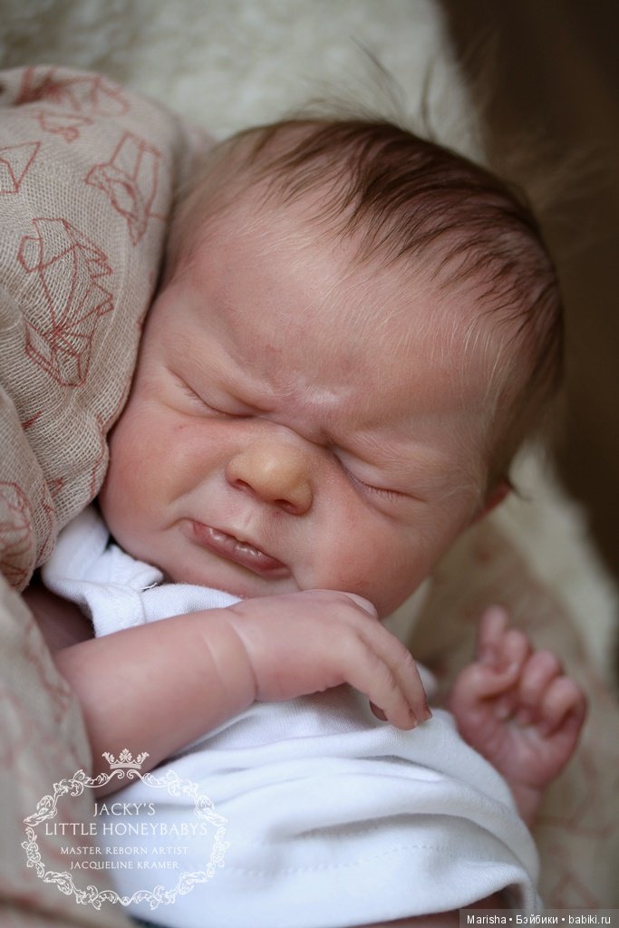Малыш реборн Thomas скульптора Olga Auer, мастер Jacqueline Kramer