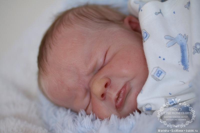 Малыш реборн Thomas скульптора Olga Auer, мастер Jacqueline Kramer (фото 3)