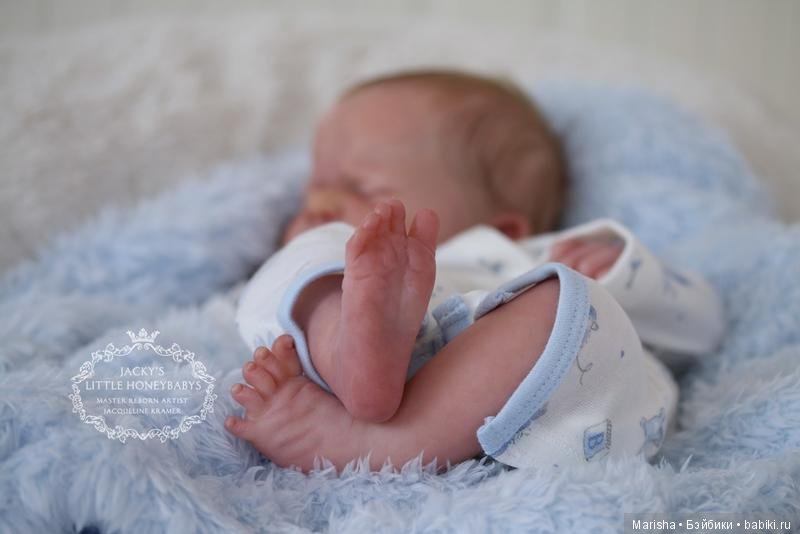 Малыш реборн Thomas скульптора Olga Auer, мастер Jacqueline Kramer