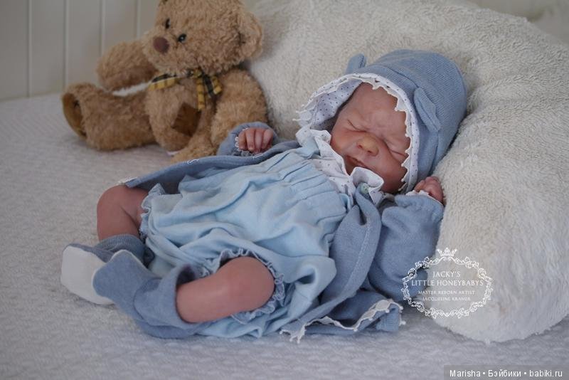 Малыш реборн Thomas скульптора Olga Auer, мастер Jacqueline Kramer