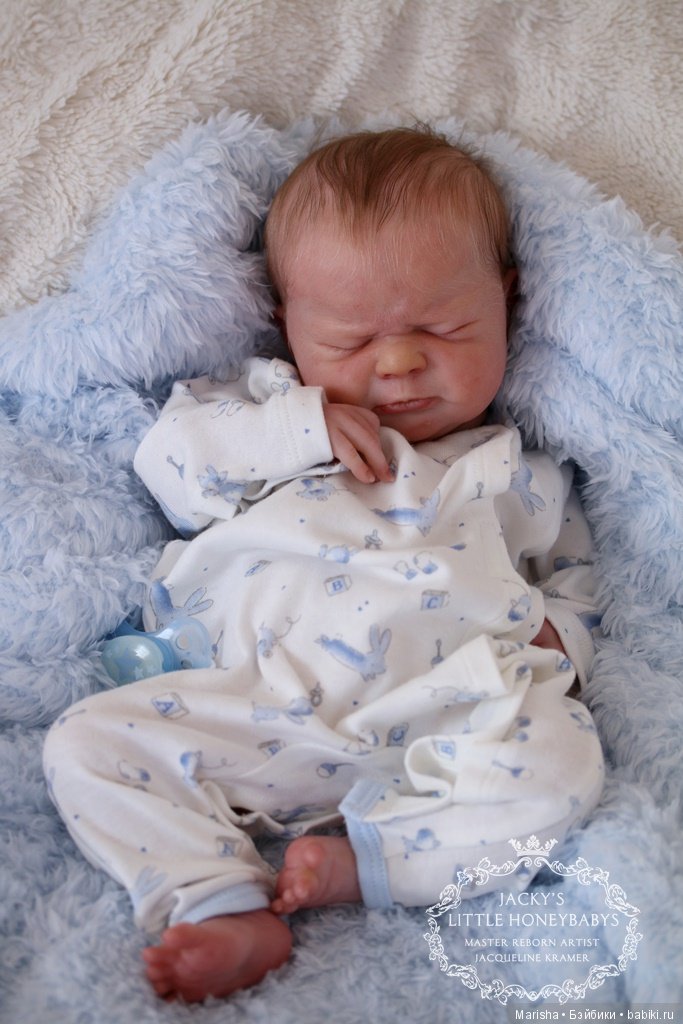 Малыш реборн Thomas скульптора Olga Auer, мастер Jacqueline Kramer (фото 9)